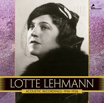 Lotte Lehmann, Vol. 1